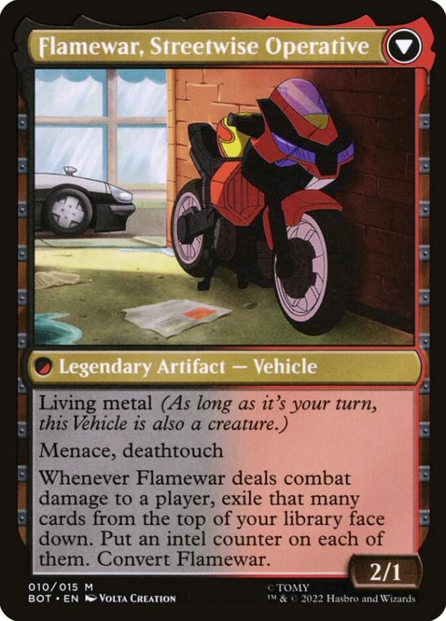 Flamewar, Brash Veteran // Flamewar, Streetwise Operative image