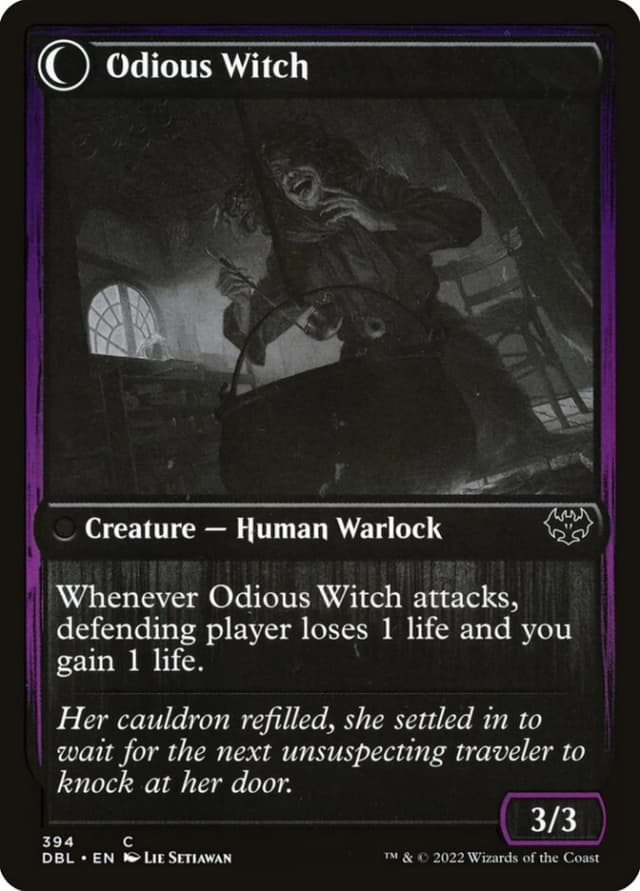 Ragged Recluse // Odious Witch image