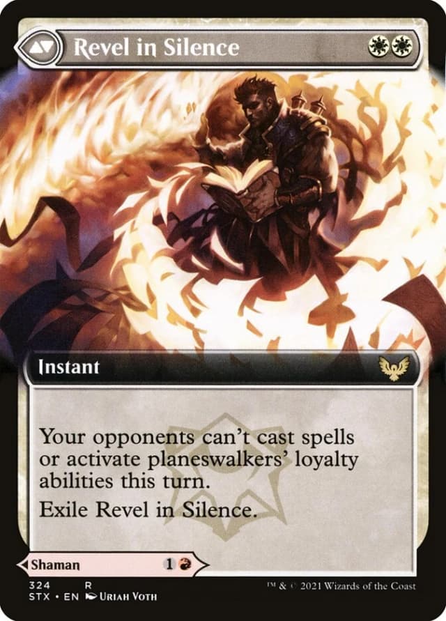 Flamescroll Celebrant // Revel in Silence image