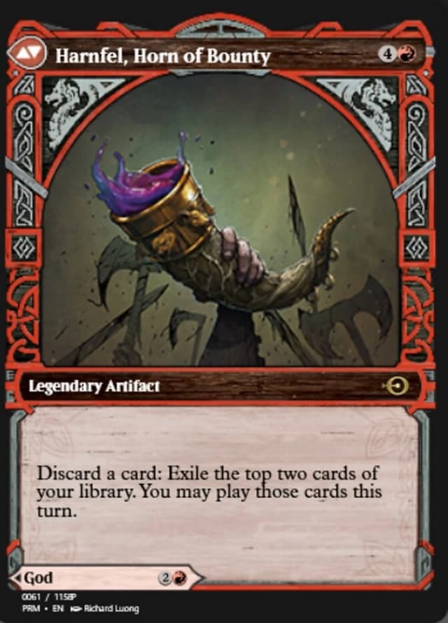 Birgi, God of Storytelling // Harnfel, Horn of Bounty image