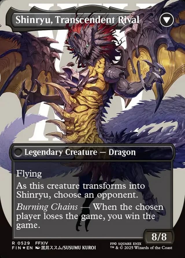 Zenos yae Galvus // Shinryu, Transcendent Rival image