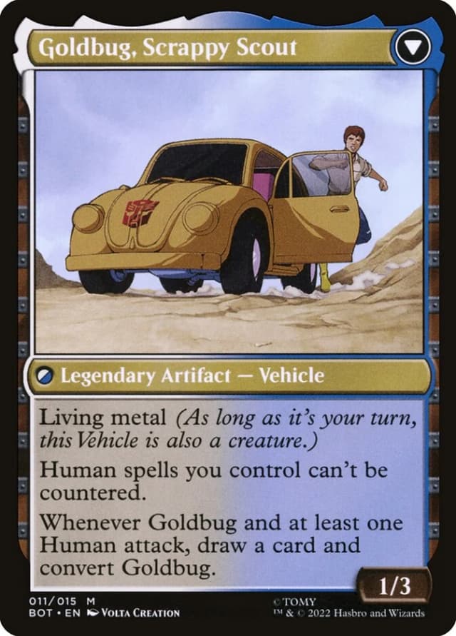 Goldbug, Humanity's Ally // Goldbug, Scrappy Scout image