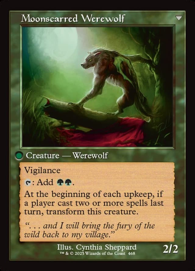 Scorned Villager // Moonscarred Werewolf image