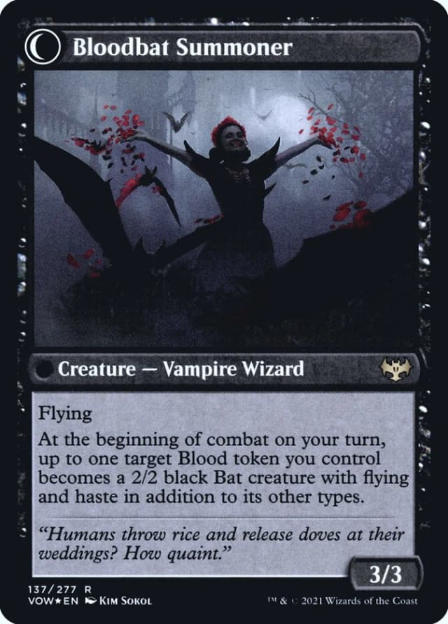 Voldaren Bloodcaster // Bloodbat Summoner image