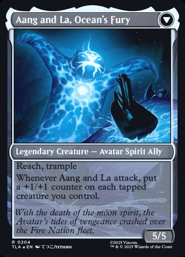 Aang, Swift Savior // Aang and La, Ocean's Fury image