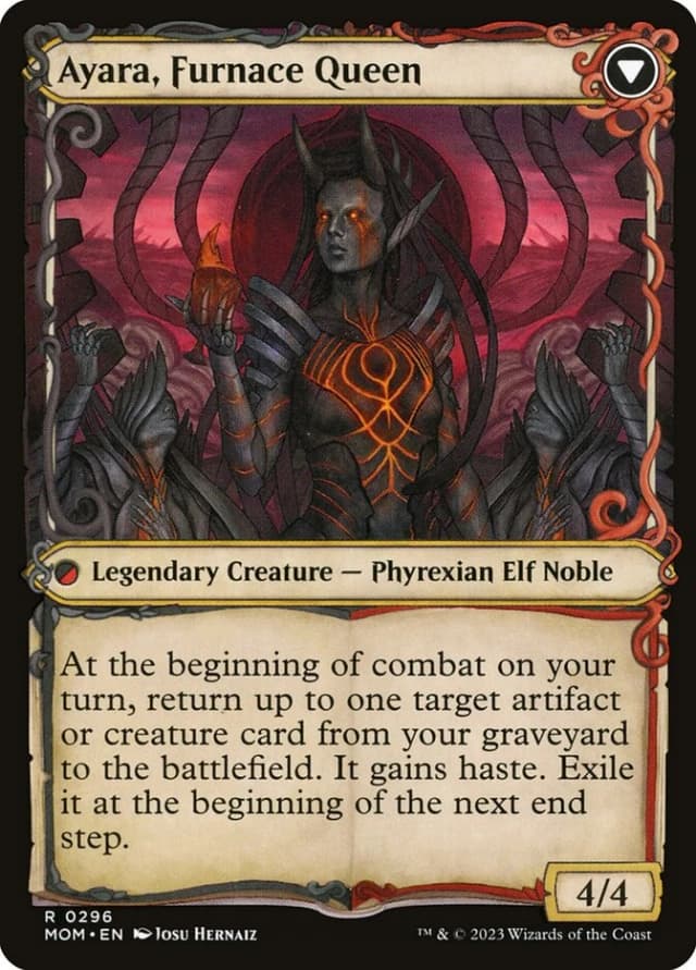 Ayara, Widow of the Realm // Ayara, Furnace Queen image
