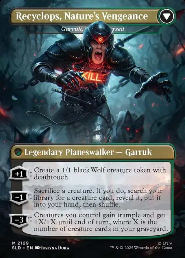 Garruk Relentless // Garruk, the Veil-Cursed image