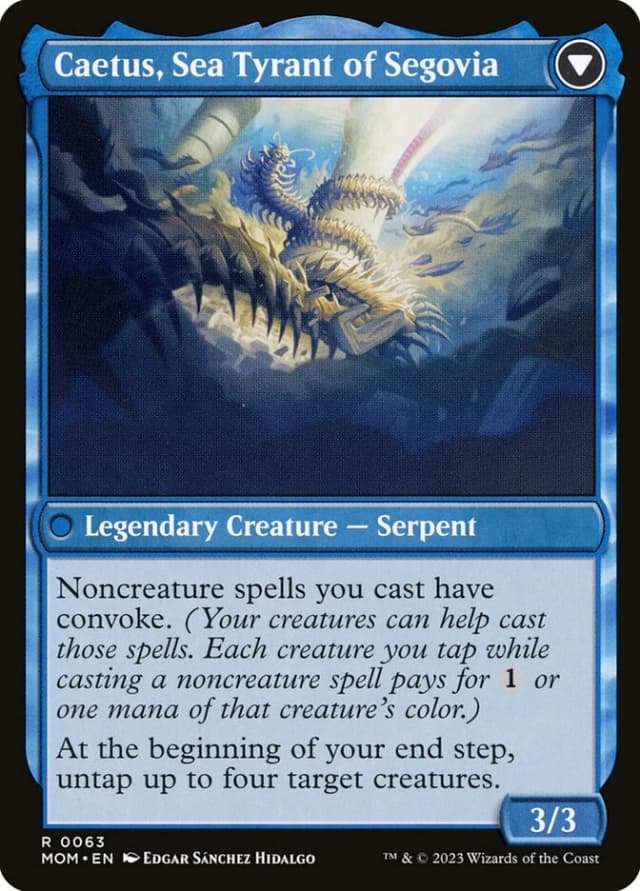 Invasion of Segovia // Caetus, Sea Tyrant of Segovia image