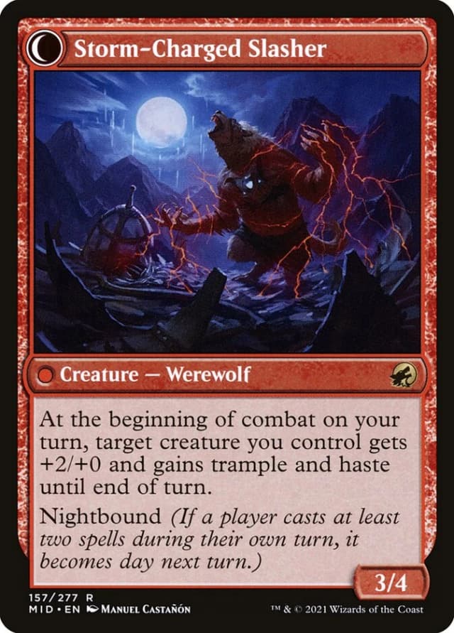 Reckless Stormseeker // Storm-Charged Slasher image