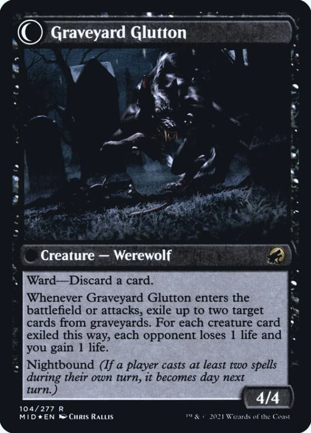 Graveyard Trespasser // Graveyard Glutton image