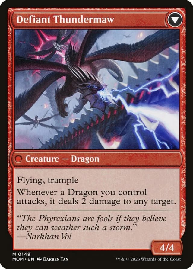 Invasion of Tarkir // Defiant Thundermaw image