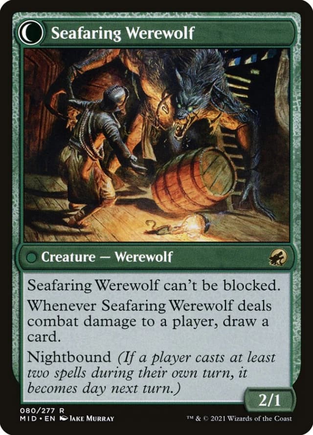 Suspicious Stowaway // Seafaring Werewolf image
