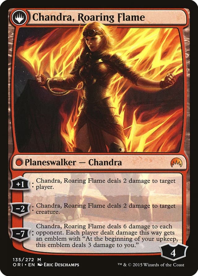 Chandra, Fire of Kaladesh // Chandra, Roaring Flame image