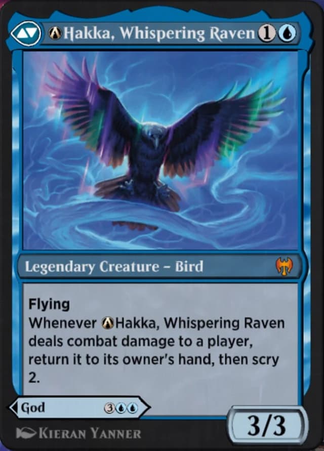 A-Alrund, God of the Cosmos // A-Hakka, Whispering Raven image