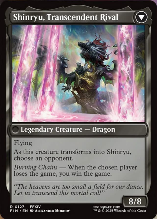 Zenos yae Galvus // Shinryu, Transcendent Rival image