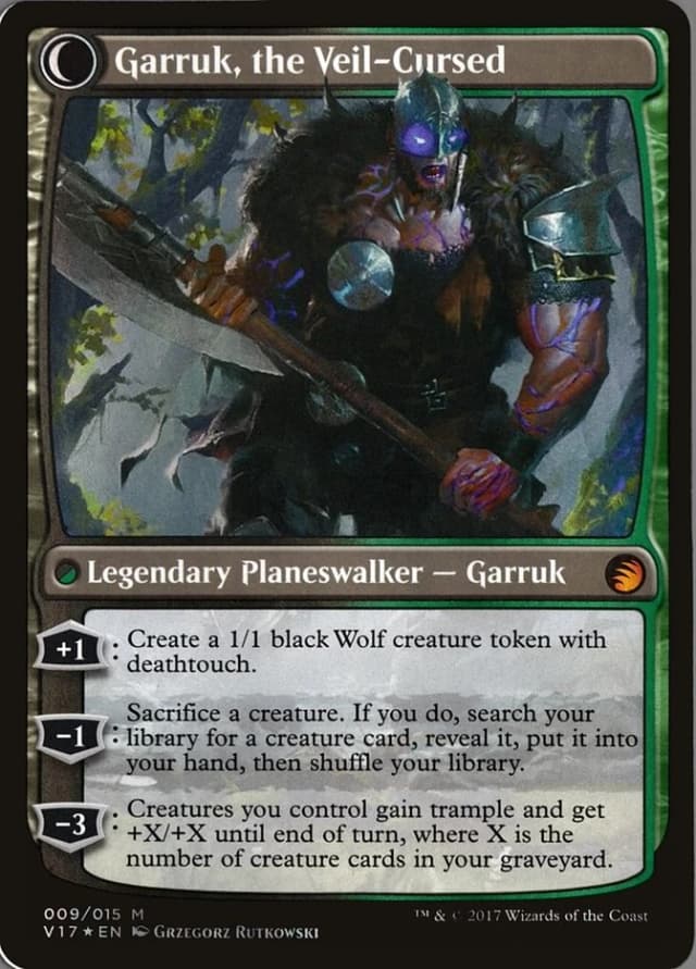 Garruk Relentless // Garruk, the Veil-Cursed image