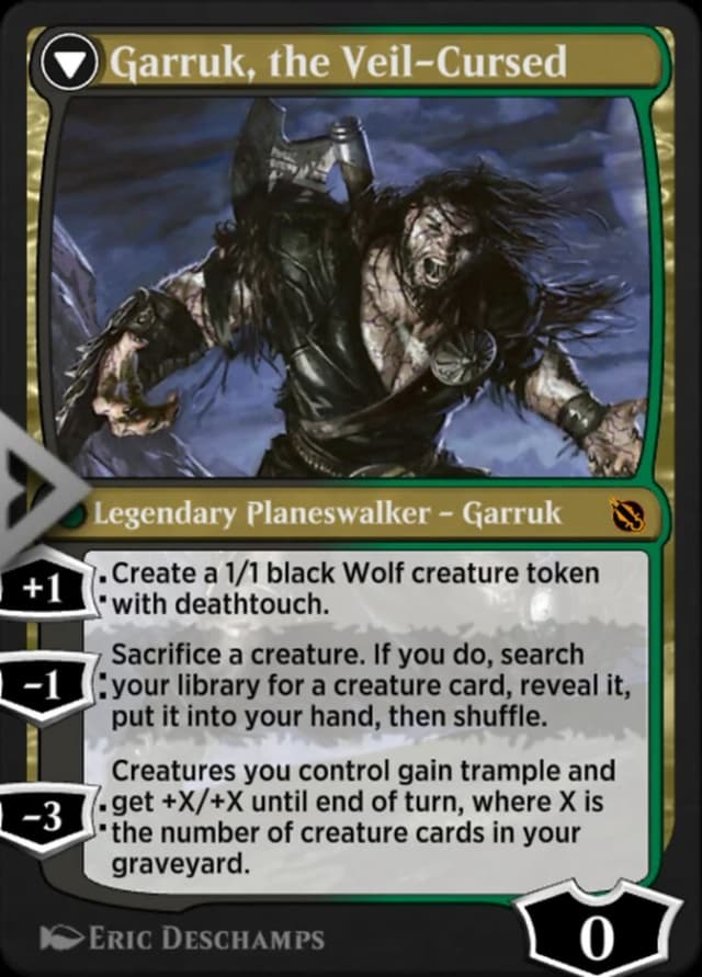 Garruk Relentless // Garruk, the Veil-Cursed image