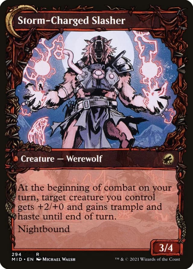 Reckless Stormseeker // Storm-Charged Slasher image