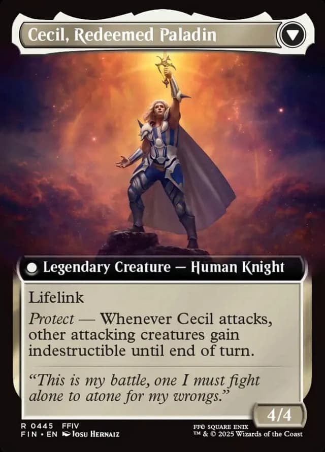 Cecil, Dark Knight // Cecil, Redeemed Paladin image