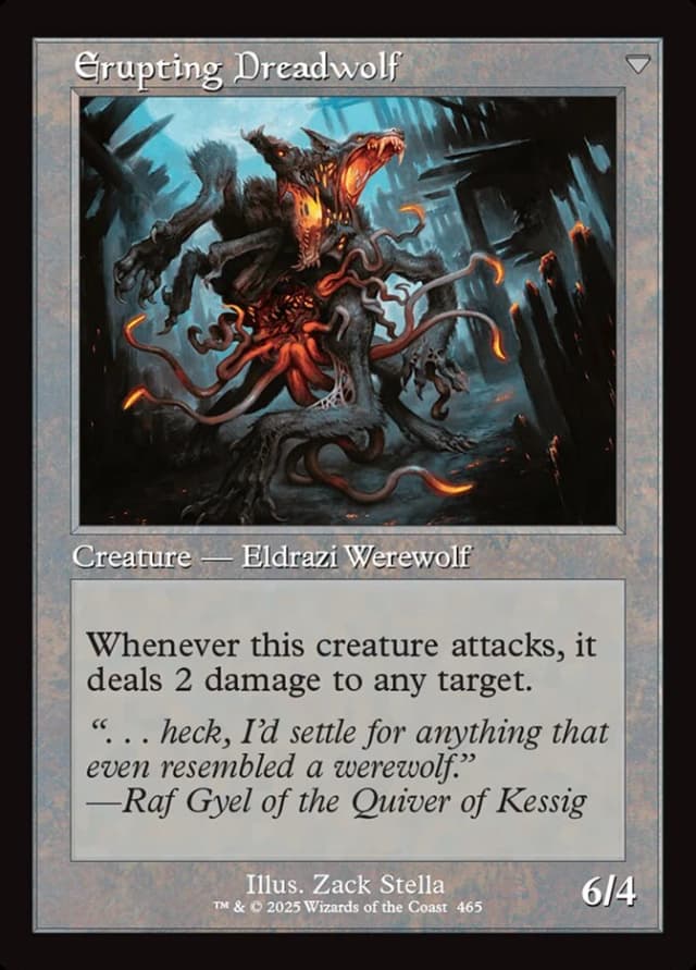 Smoldering Werewolf // Erupting Dreadwolf image