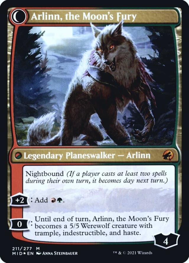 Arlinn, the Pack's Hope // Arlinn, the Moon's Fury image