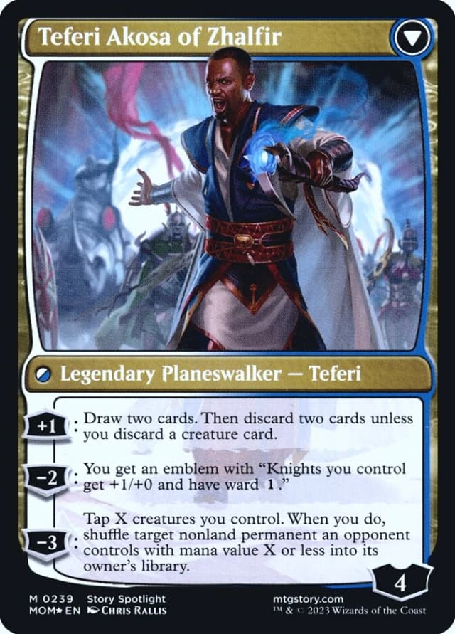 Invasion of New Phyrexia // Teferi Akosa of Zhalfir image