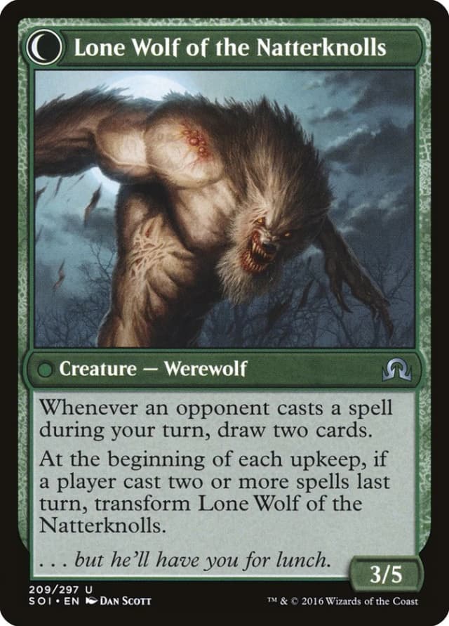 Hermit of the Natterknolls // Lone Wolf of the Natterknolls image