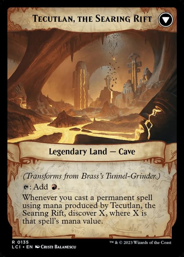 Brass's Tunnel-Grinder // Tecutlan, the Searing Rift image