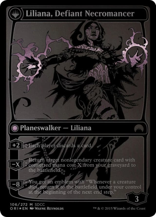 Liliana, Heretical Healer // Liliana, Defiant Necromancer image