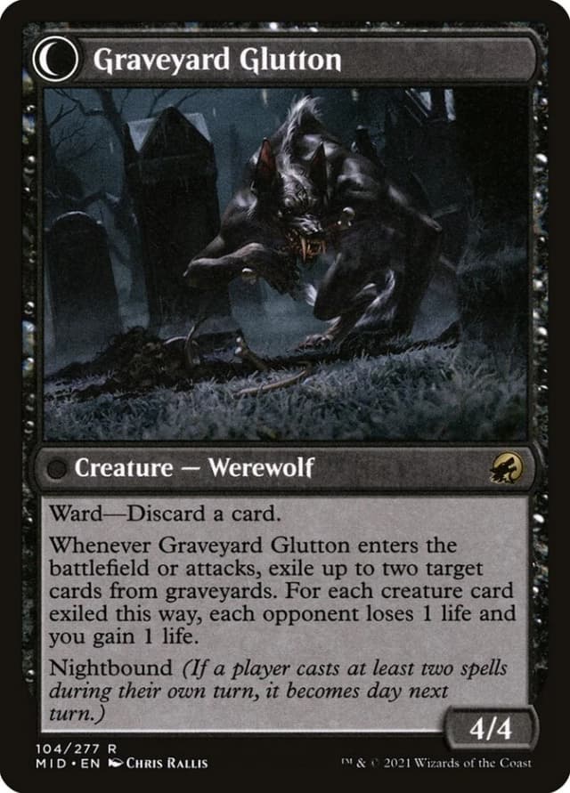 Graveyard Trespasser // Graveyard Glutton image