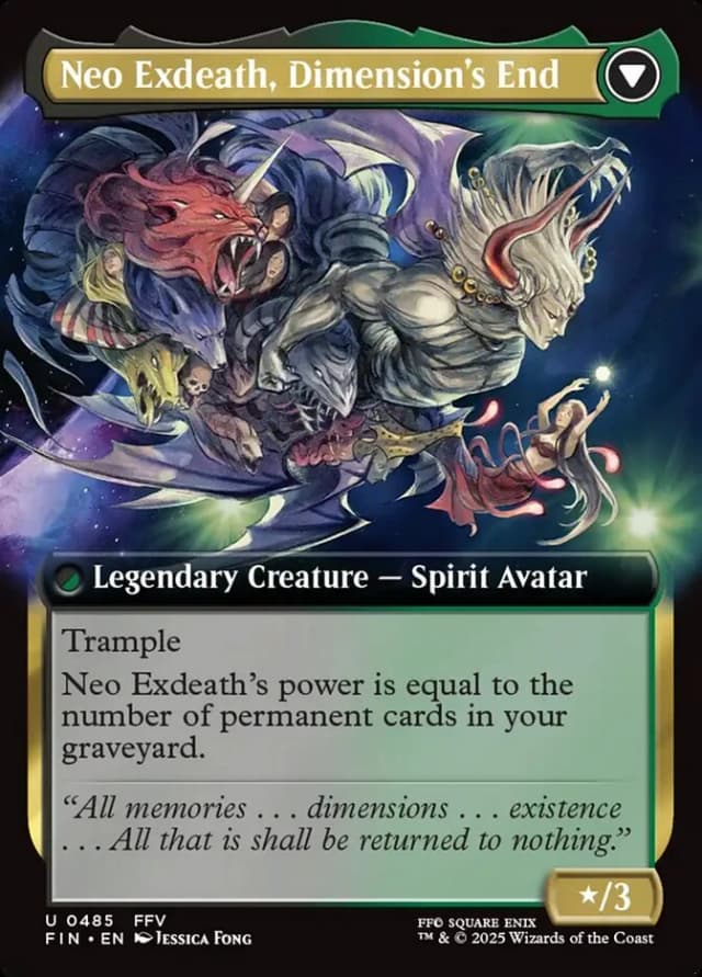 Exdeath, Void Warlock // Neo Exdeath, Dimension's End image