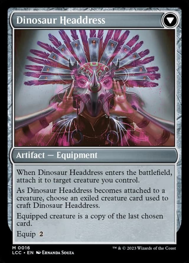 Paleontologist's Pick-Axe // Dinosaur Headdress image