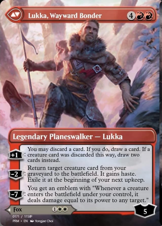 Mila, Crafty Companion // Lukka, Wayward Bonder image