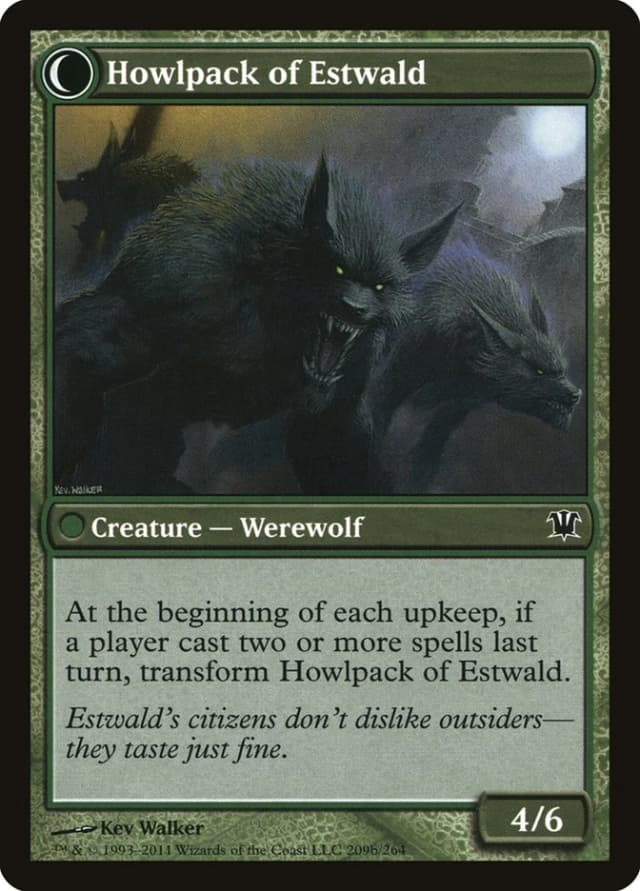 Villagers of Estwald // Howlpack of Estwald image
