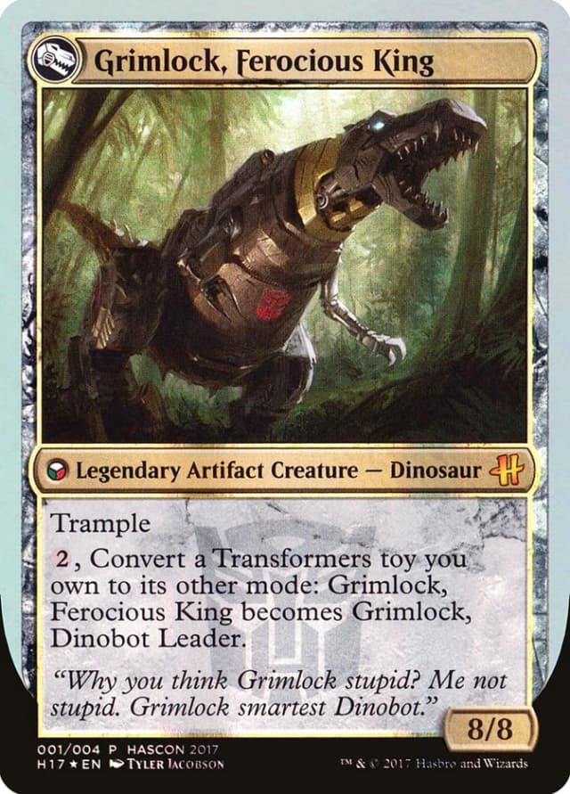 Grimlock, Dinobot Leader // Grimlock, Ferocious King image