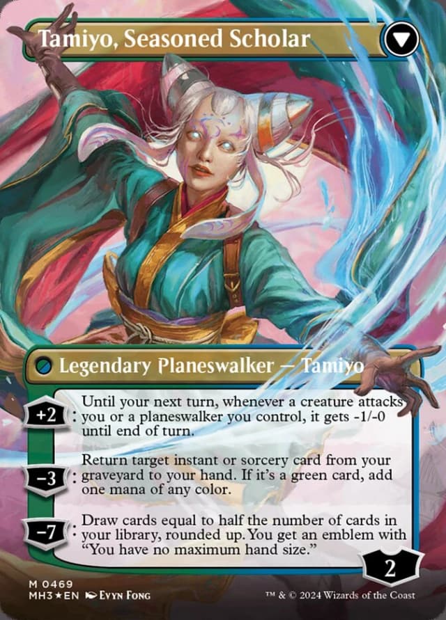 Tamiyo, Inquisitive Student // Tamiyo, Seasoned Scholar image