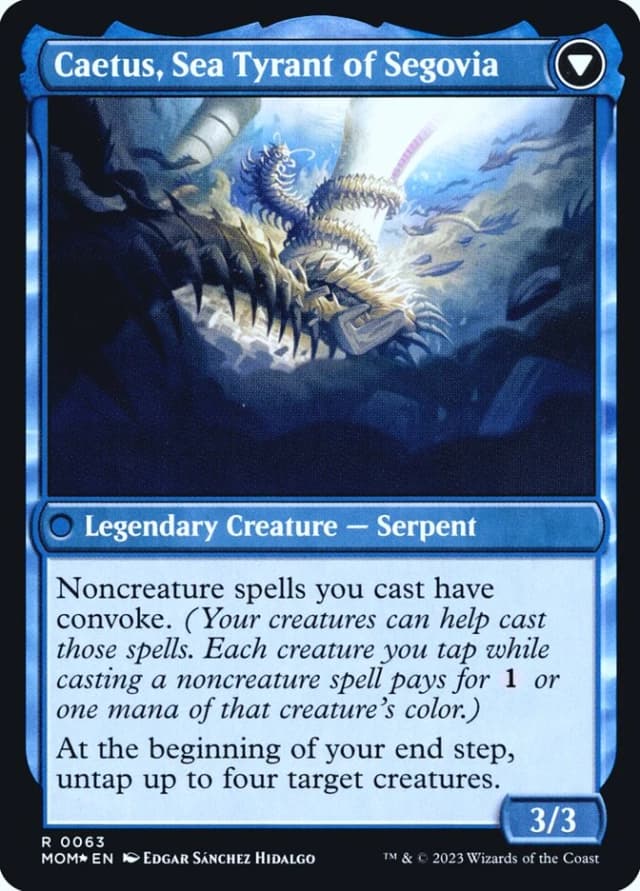 Invasion of Segovia // Caetus, Sea Tyrant of Segovia image
