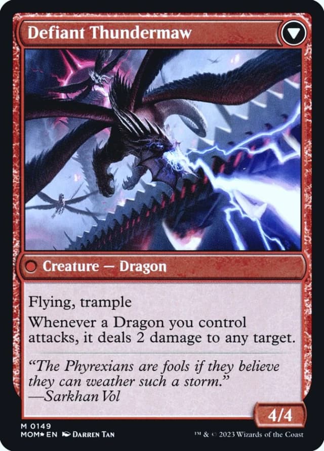 Invasion of Tarkir // Defiant Thundermaw image