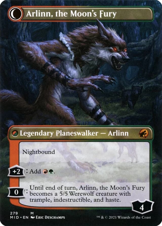 Arlinn, the Pack's Hope // Arlinn, the Moon's Fury image