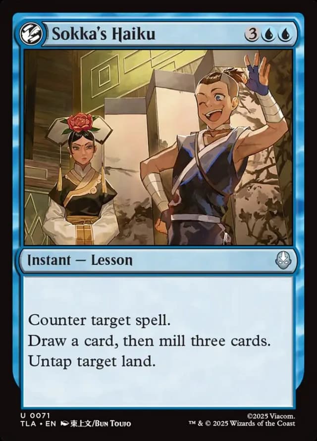 Sokka's Haiku image