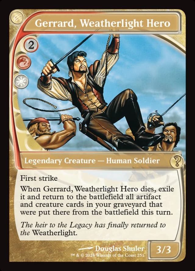 Gerrard, Weatherlight Hero image