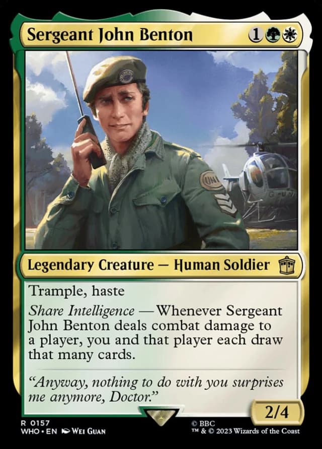 Sergeant John Benton image