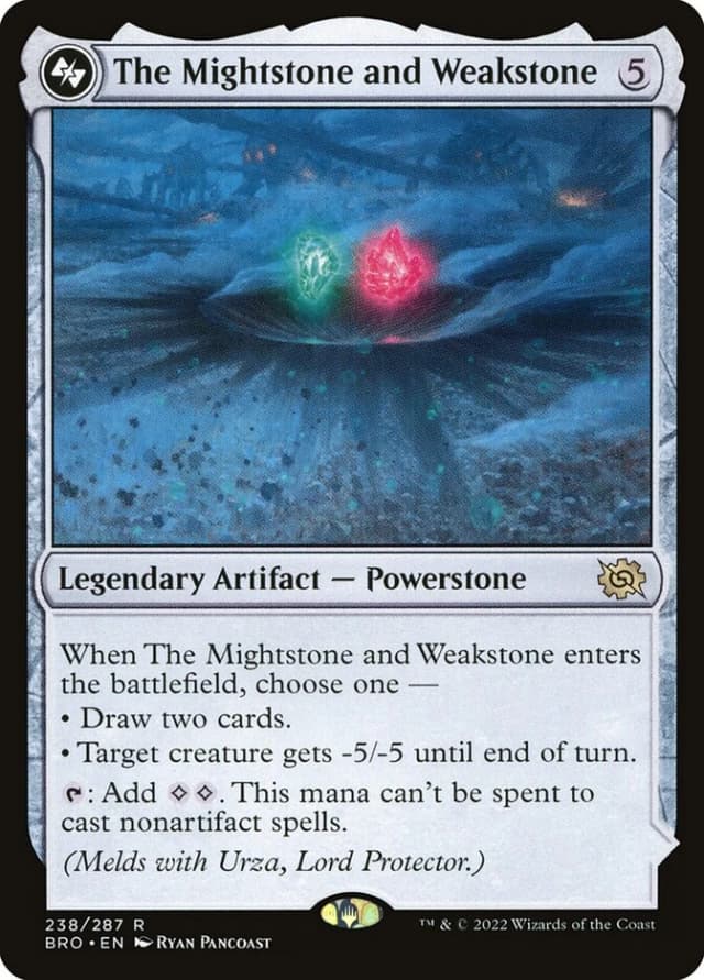 The Mightstone and Weakstone // Urza, Planeswalker image
