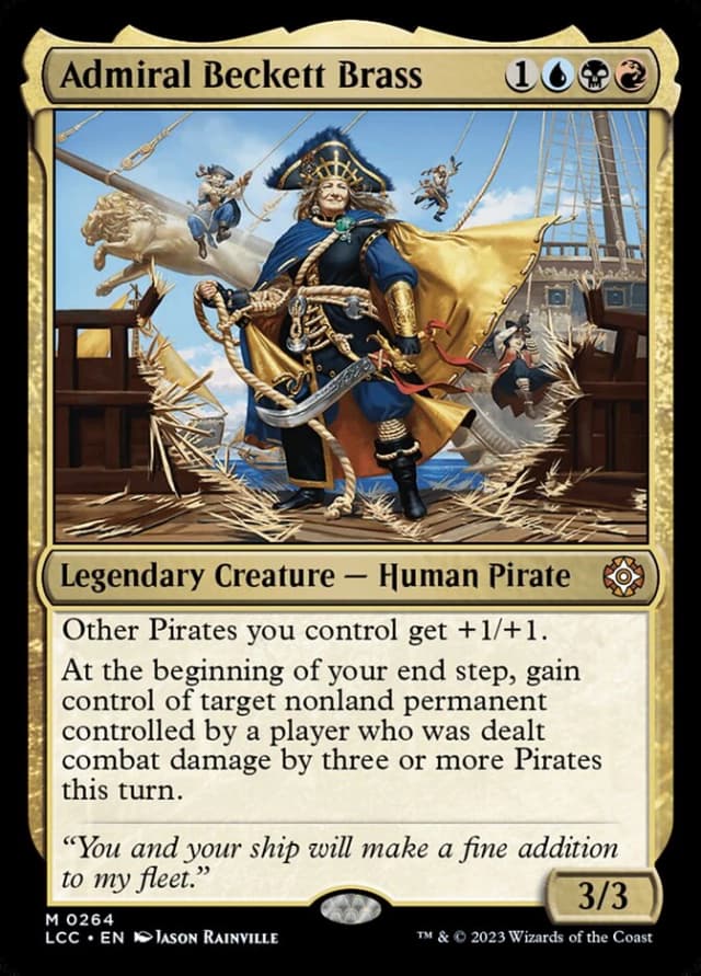Admiral Beckett Brass image