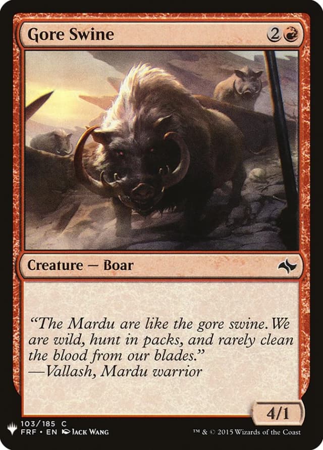 Gore Swine image