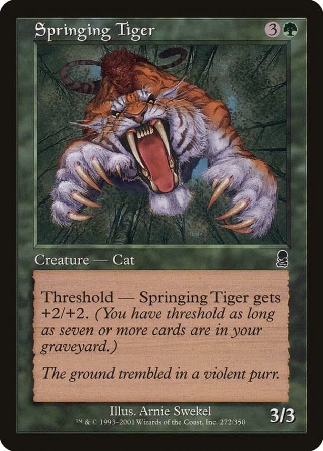 Springing Tiger image