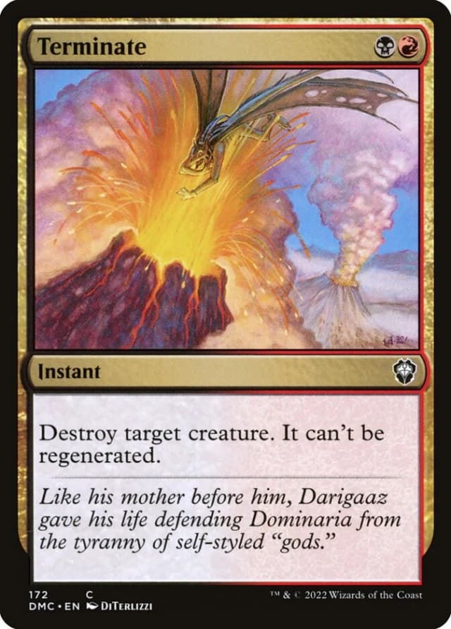 Terminate image