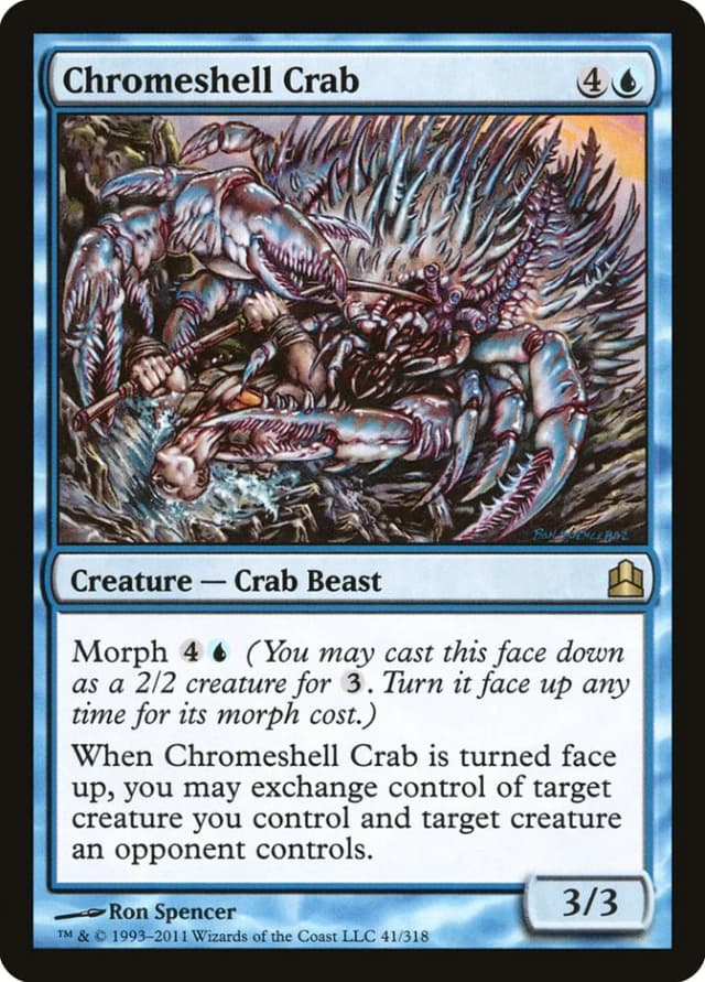Chromeshell Crab image