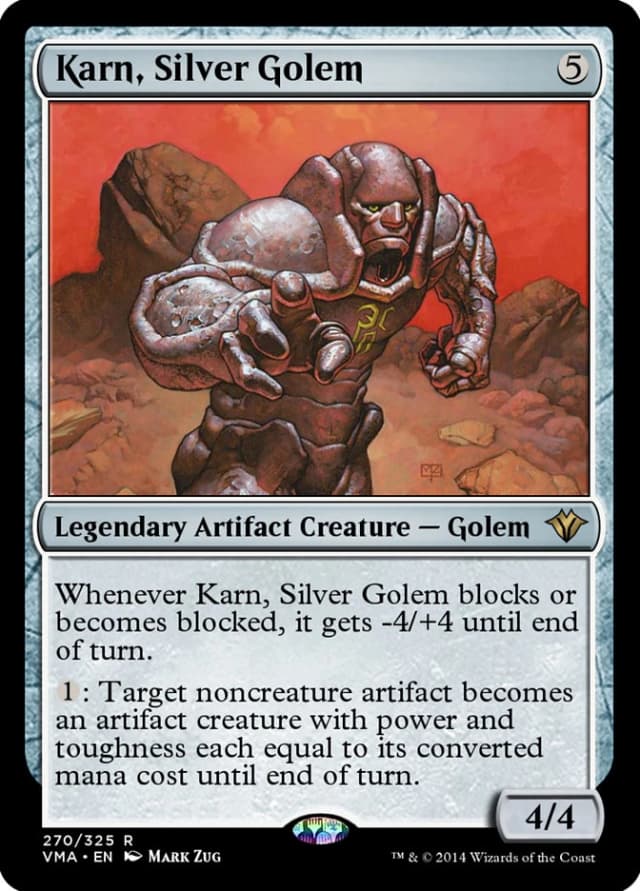 Karn, Silver Golem image