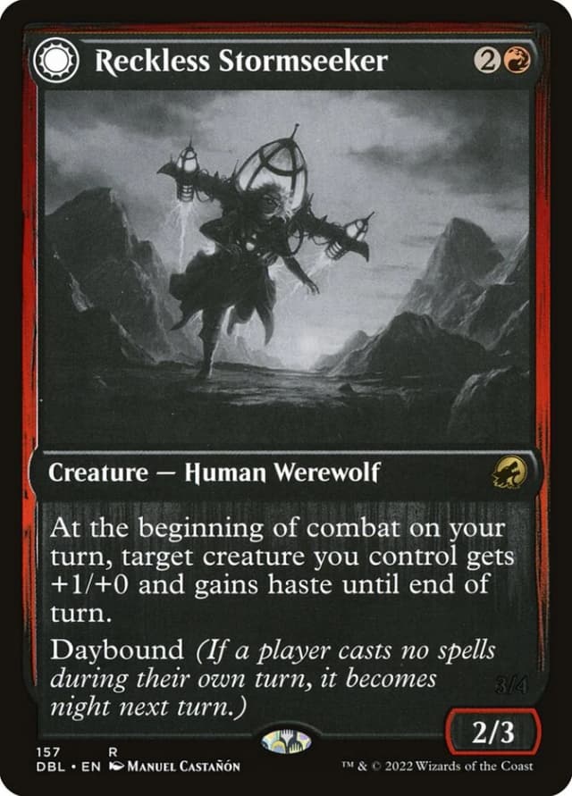 Reckless Stormseeker // Storm-Charged Slasher image